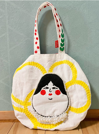（縁）が繋がるお多福さんたちのBag